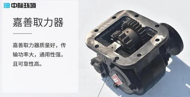 中標工地版環(huán)衛(wèi)灑水車取力器